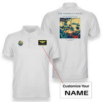 Thumbnail for VINTAGE G4359 - The Whiteout Hold - Double-Side Polo T-Shirt design on white+name