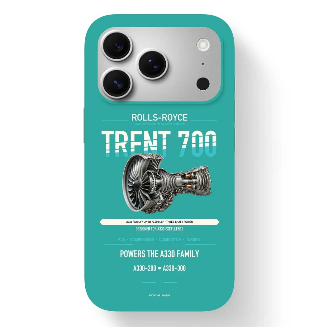 TRENT 700 Case design on turquoise iphone case