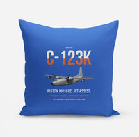 Thumbnail for C-123K Provider design on blue pillow