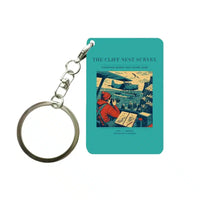 Thumbnail for VINTAGE G4363 - The Cliff Nest Survey - Designed Key Chain design on turquoise