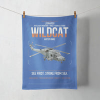 Thumbnail for Leonardo AW159 Wildcat HMA2 design on blue towel