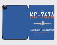 Thumbnail for Boeing KC-767A design on blue ipad tablet case
