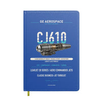 Thumbnail for CJ610 design on blue notebook