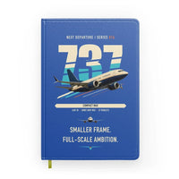 Thumbnail for Boeing 737 MAX 7 design on blue notebook