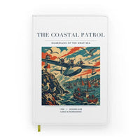 Thumbnail for VINTAGE G4035 - The Coastal Patrol - Designed Notebooks design on white