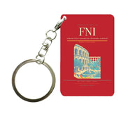 Thumbnail for Nîmes-Alès-Camargue-Cévennes Airport (FNI) design on red key chain