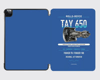 Thumbnail for TAY 650 design on blue ipad tablet case