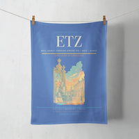 Thumbnail for Metz–Nancy–Lorraine Airport (ETZ) design on blue towel