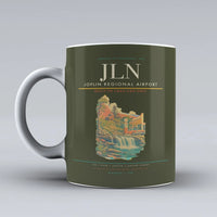 Thumbnail for Joplin Regional Airport (JLN) airport code design on green army ceramic mug