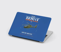 Thumbnail for Westland Gazelle AH1 design on blue MacBook case