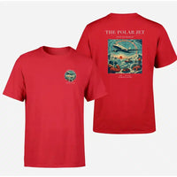 Thumbnail for VINTAGE G4119 - The Polar Jet - Double-Side T-Shirt design on red double side t shirt