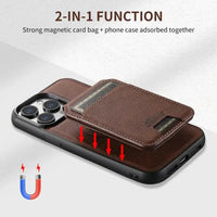 Thumbnail for Customisable Design Image Logo Magnetic Leather iPhone Case - view 15
