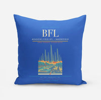 Thumbnail for Meadows Field (BFL) design on blue pillow