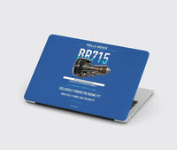 Thumbnail for BR715 design on blue MacBook case