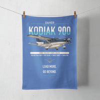 Thumbnail for Daher Kodiak 900 design on blue towel