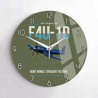 Thumbnail for F4U-1D Corsair design on green army no frame wall clock