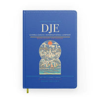 Thumbnail for Djerba-Zarzis International Airport (DJE) design on blue notebook