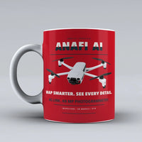 Thumbnail for ANAFI Ai Mug design on red parrot