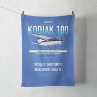 Thumbnail for Daher Kodiak 100 Series III design on blue towel