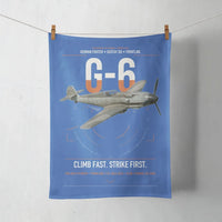 Thumbnail for Messerschmitt Bf 109G-6 design on blue towel