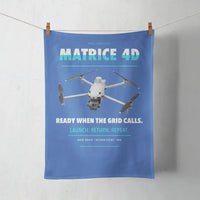 Thumbnail for DJI Matrice 4D design on blue towel