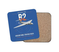 Thumbnail for Handley Page Victor B2 design on blue 1 piece coaster