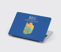 Thumbnail for Reggio Calabria Airport (REG) design on blue MacBook case