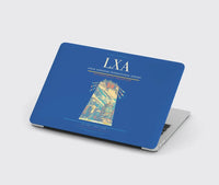 Thumbnail for Lhasa Gonggar International Airport (LXA) design on blue MacBook case