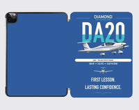 Thumbnail for Diamond DA20 design on blue ipad tablet case