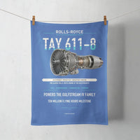 Thumbnail for TAY 611-8 design on blue towel