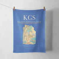 Thumbnail for Kos Island International Airport (KGS) design on blue towel