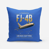 Thumbnail for FJ-4B Fury design on blue pillow