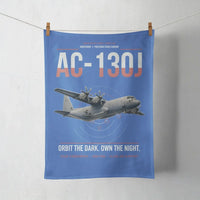 Thumbnail for AC-130J Ghostrider design on blue towel