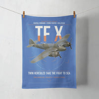Thumbnail for Bristol Beaufighter TF X design on blue towel