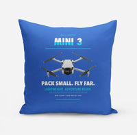Thumbnail for DJI Mini 3 design on blue pillow