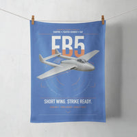 Thumbnail for de Havilland Vampire FB5 design on blue towel