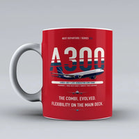 Thumbnail for A300C4-600 Mug design on red airbus