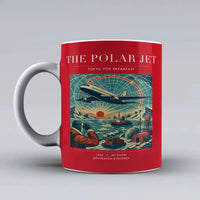 Thumbnail for VINTAGE G4119 - The Polar Jet - Ceramic Mug design on red