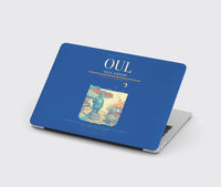 Thumbnail for Oulu Airport (OUL) design on blue MacBook case