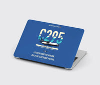 Thumbnail for Airbus C295 SIGINT design on blue MacBook case