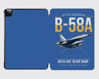 Thumbnail for B-58A Hustler design on blue ipad tablet case