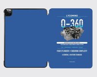Thumbnail for O-360 design on blue ipad tablet case