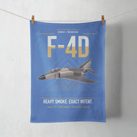Thumbnail for F-4D Phantom II design on blue towel