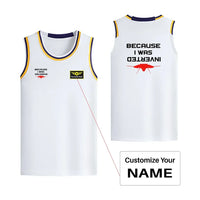 Thumbnail for Because I was Inverted Designed Basketball Style Sports Tank Tops - view 15