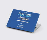 Thumbnail for Piper PA-34-220T Seneca V design on blue MacBook case