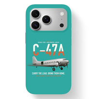 Thumbnail for C-47A Skytrain design on turquoise magsafe iphone case, for iPhone 17 Pro