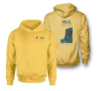 Thumbnail for Molokai Airport (MKK) design on yellow double-side hoodie
