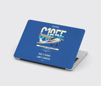 Thumbnail for Cessna A185F Skywagon design on blue MacBook case