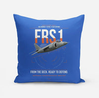Thumbnail for British Aerospace Sea Harrier FRS.1 design on blue pillow