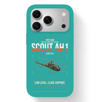 Thumbnail for Westland Scout AH1 design on turquoise magsafe iphone case, for iPhone 17 Pro